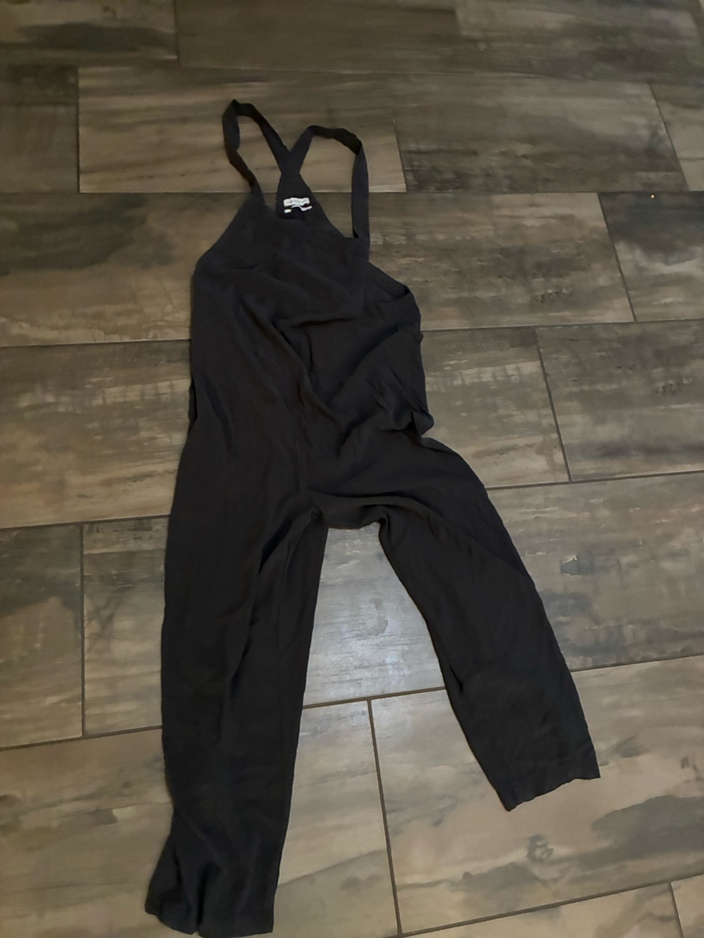 Urban Outfitters Black Cross-Back Jumpsuit